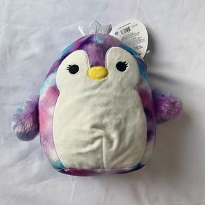 NWT Tomara the Tie-Dye Royal Penguin 8 inch Squishmallow